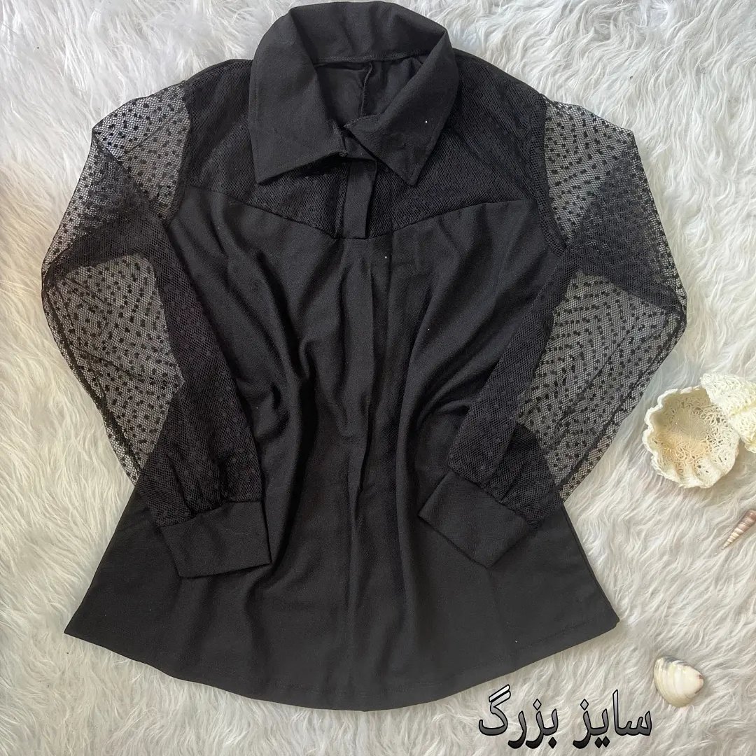 شومیز شیک مجلسی قواره دار سایز بزرگ دخترانه زنانه