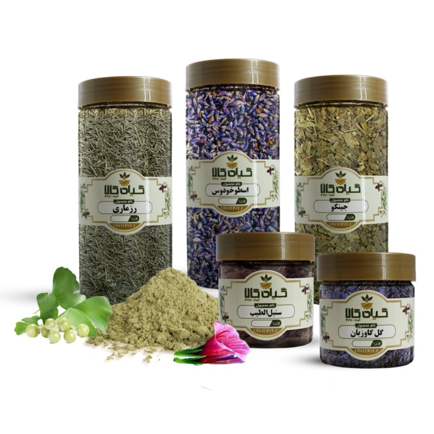 پک گیاهی شادی بخش و ضداسترس و افسردگی و بیماری های اعصاب و روان