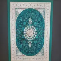 روفرشی مخمل شانل ایرانی کیفیت عالی 9 متری فیروزه ای