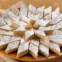 حلوای زنجبیلی دورنگ لوزی قزوینی (پس کرایه و هزینه ارسال در مقصد) 