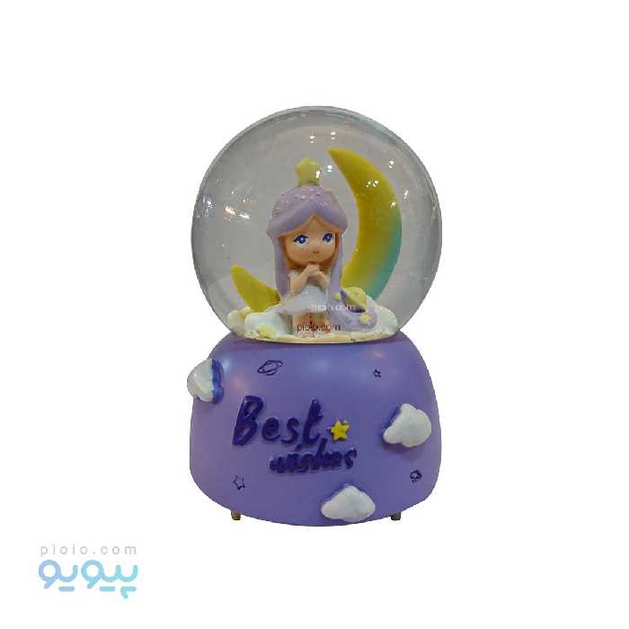 گوی موزیکال طرح دختر گیسو کمند