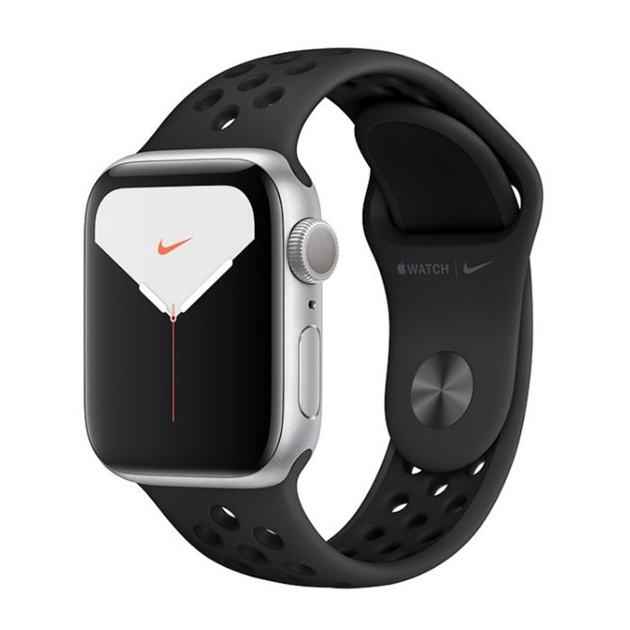 ساعت مچی هوشمند اپل واچ سری5 44 میلیمتر با بند Anthracite/Black Nike Sport Silver