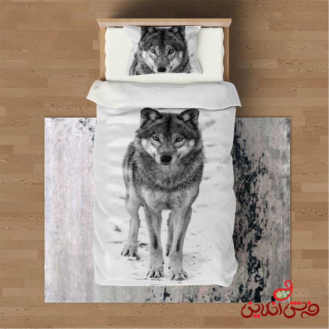 روتختی سه بعدی طرح گرگ کد 2977