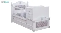 تخت خواب دو منظوره نوزاد مدل رز API