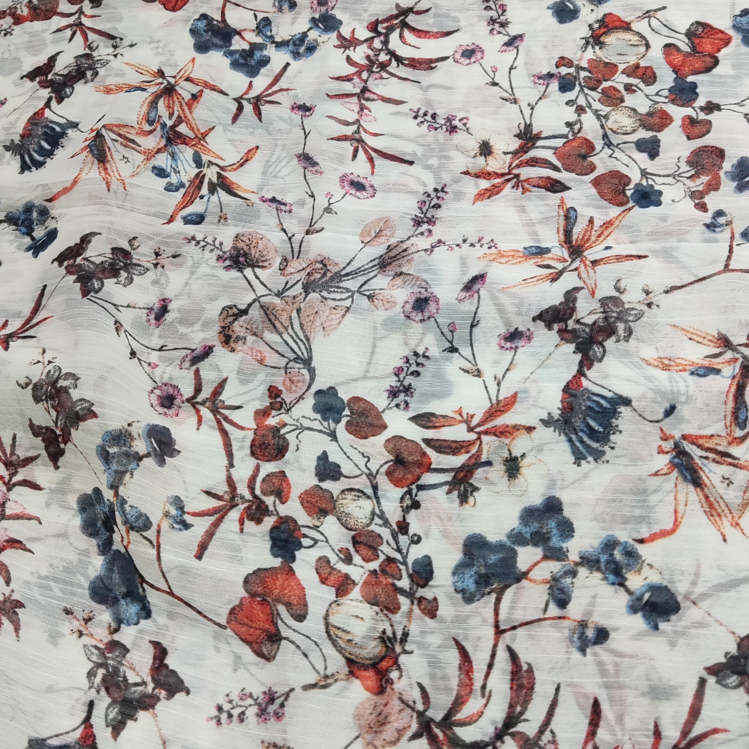 شال  گلدار حریر  کریشه هندی اعلا