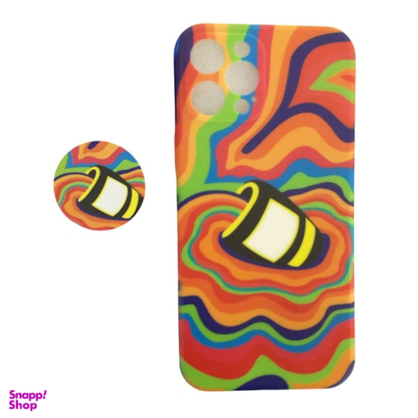 کاور طرح دار به همراه محافظ نگهدارنده مدل 548 مناسب گوشی IPhone 12 Pro Max