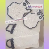 لیف حمام کمری  دستبافت مدل ستاره ای وست لیف عروس وداماد مدل پفکی