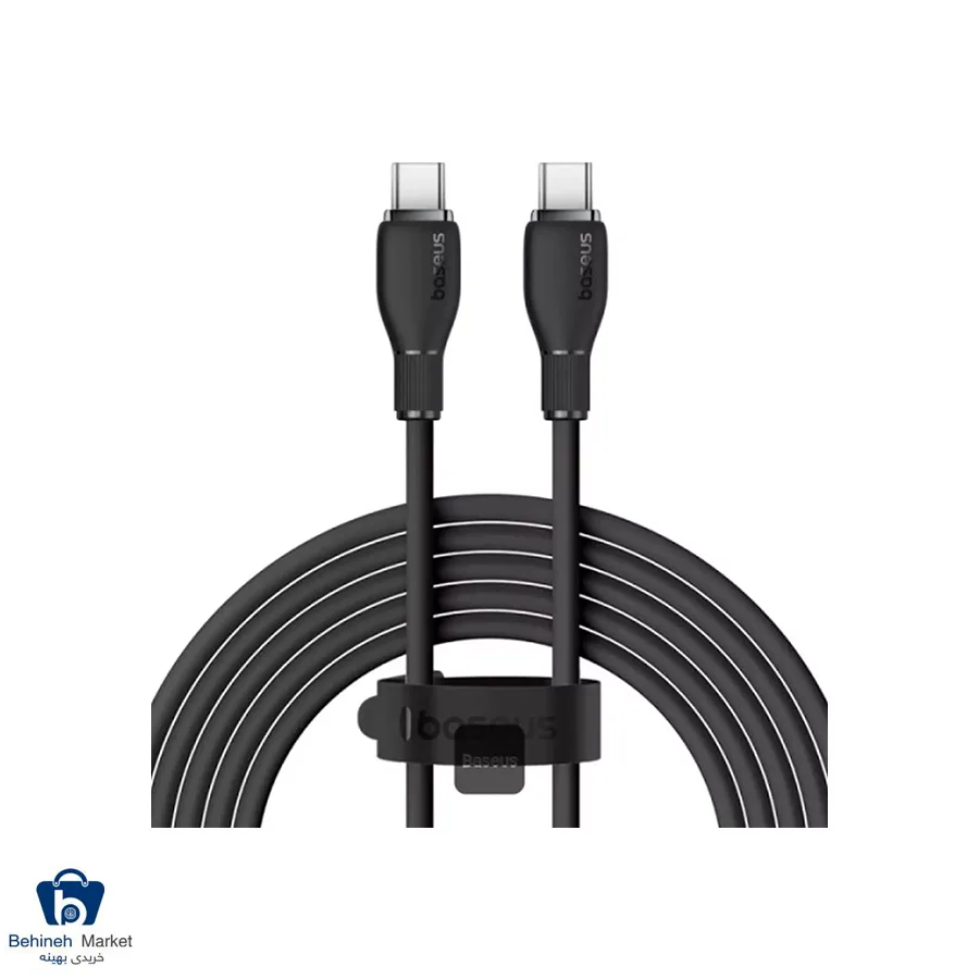 کابل شارژ Type-C باسئوس مدل Pudding P10355702 طول 12 متر