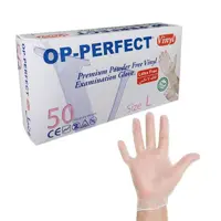 دستکش وینیل لارژ اپی پرفکت بسته 50 عددی op perfect