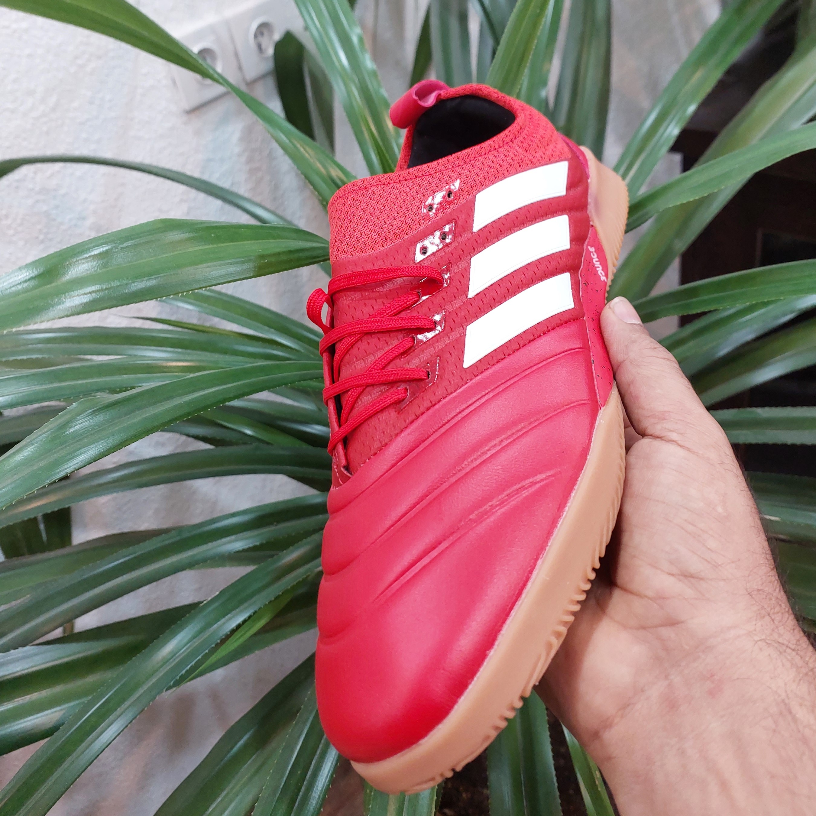 کفش کتونی فوتسال فوتبال ادیداس آدیداس کوپا کوبا ساخت اندونزی adidas سالنی رنگ قرمز