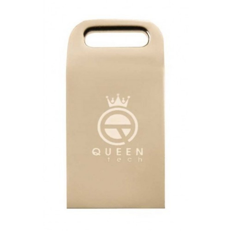 فلش مموری QUEEN TECH مدل UNIQUE ظرفیت 64 گیگابایت با گارانتی مادام العمر آی تی 
