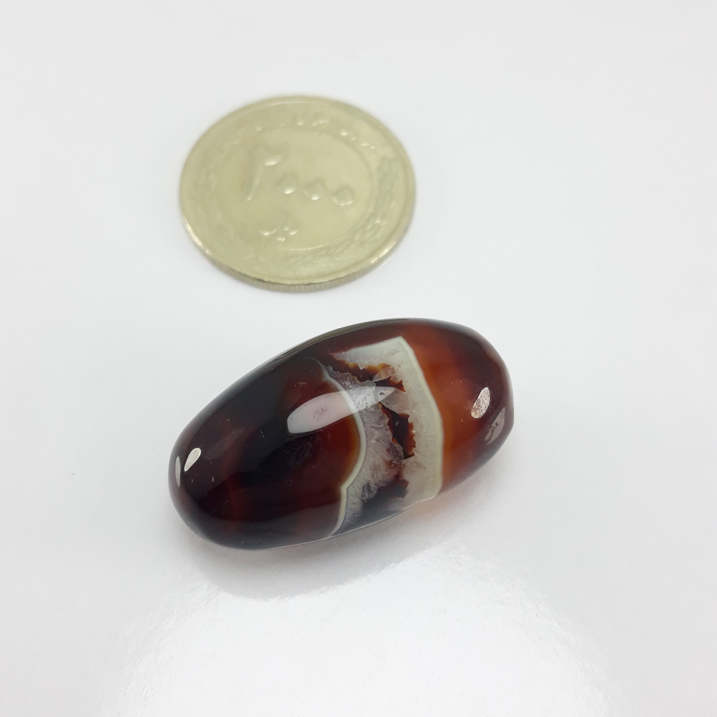 مهره سلیمانی با نقوشی بکر و زیبا.بدون سوراخ