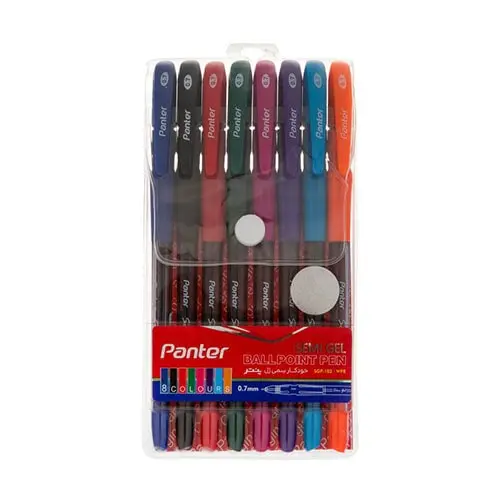 خودکار 8 رنگ پنتر مدل Semi Gel کد SGP102