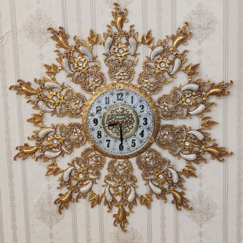 ساعت دیواری برنز مدل آفتاب صفحه 23 آبکاری فورتیک مات کد 905m ( ساعت برنز دیواری)