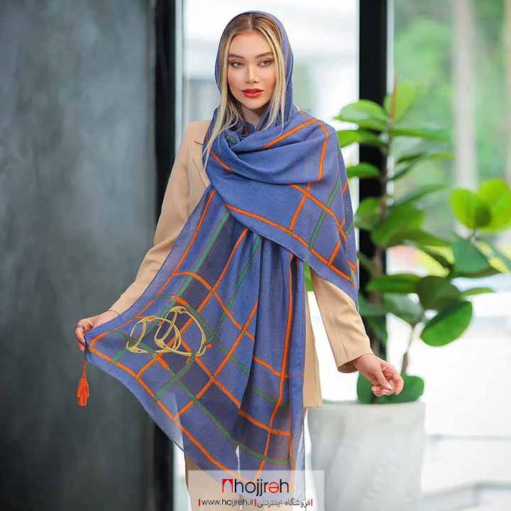اطلاعات ، قیمت و خرید شال نخی بهاره نازک و سبک منگوله دار کد D252