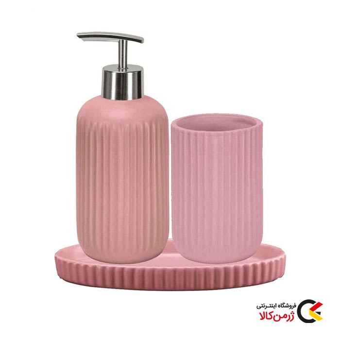 ست سرویس بهداشتی سرامیکی سه تکه mallow کلین ولکه