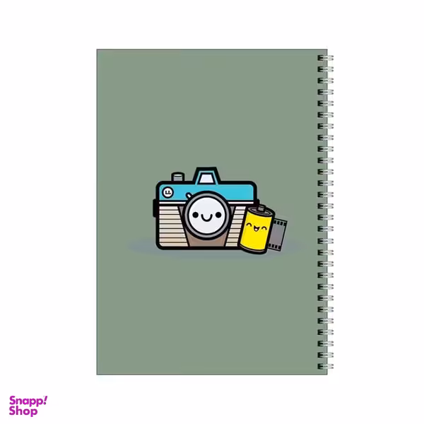 دفتر مشق 80 برگ بامبیلیپ طرح دوربین و نگاتیو کد 3028929