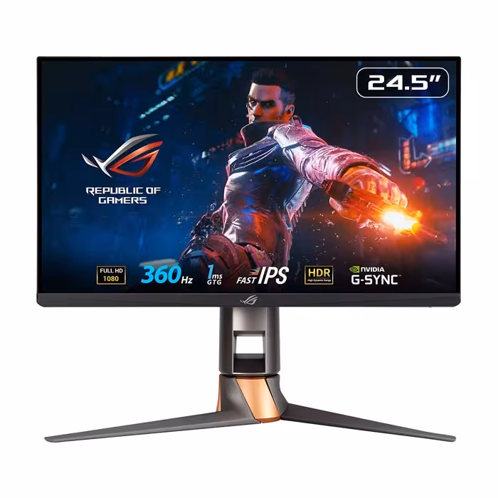 مانیتور گیمینگ 24.5 اینچ ایسوس مدل ROG SWIFT 360Hz PG259QN