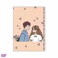 دفتر مشق 100 برگ بامبیلیپ طرح دسته گل سورپرایز کد 5466916