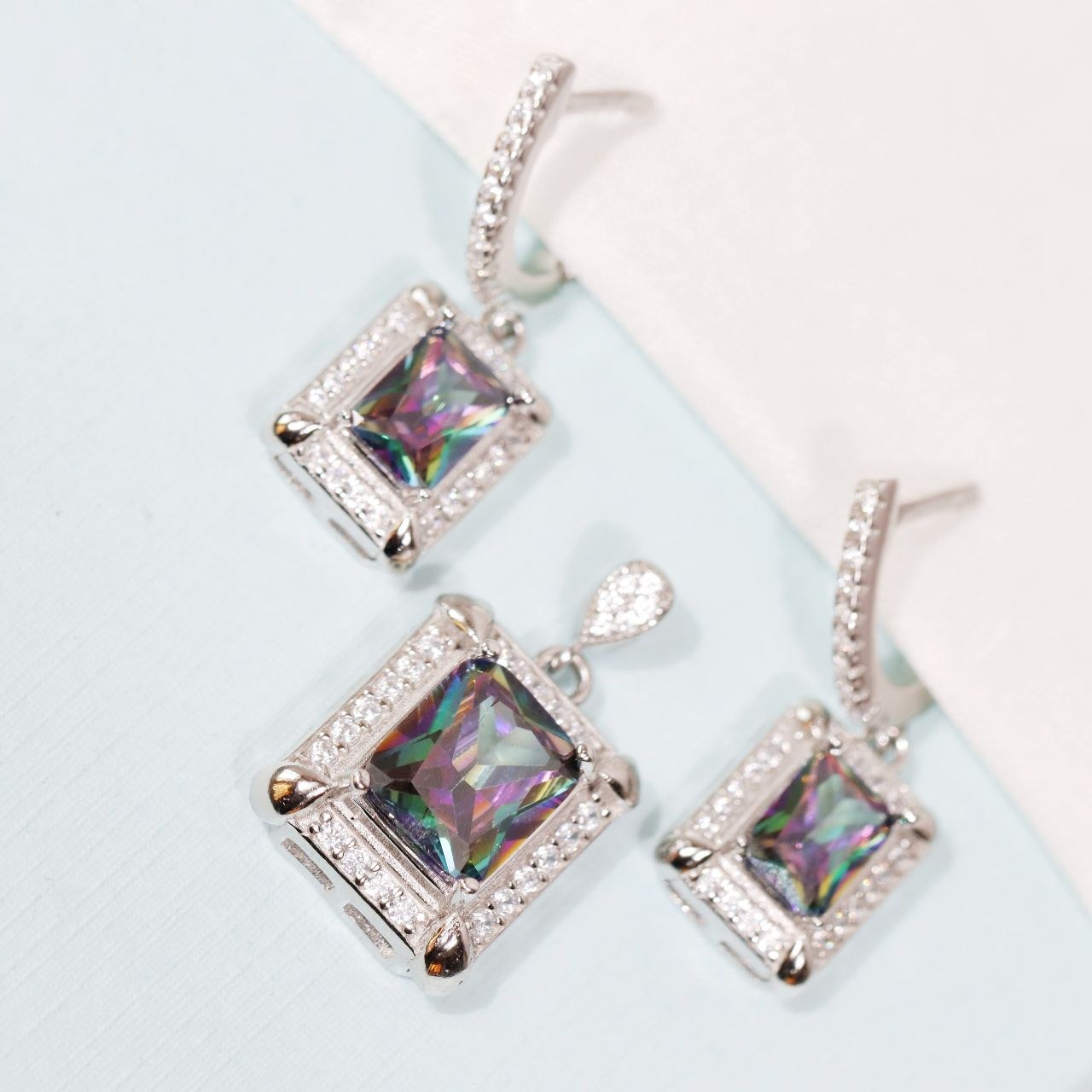 نیم ست نقره میکرو کد S-10115-12.5