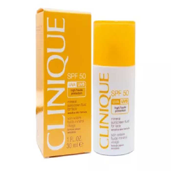 فلوئید ضد آفتاب مینرال کلینیک SPF50 حجم 30 میل