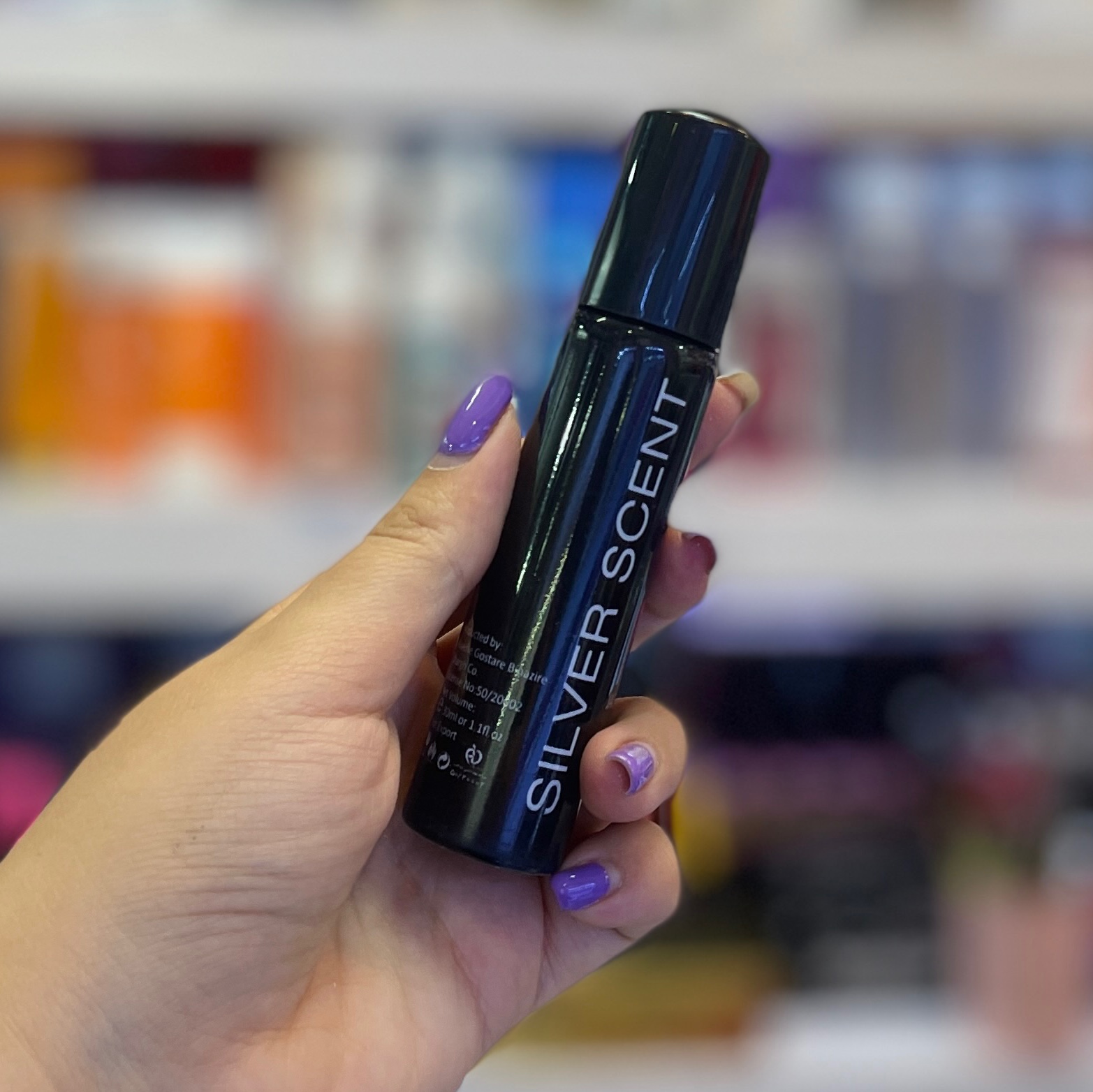 ادکلن مردانه سیلورسنت سایز 30 میل قلمی کیفی جیبی برند نایس