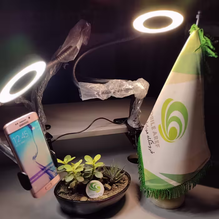 رینگ لایت گیره ای 