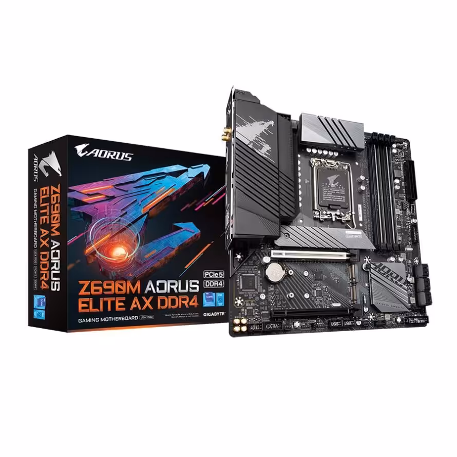 مادربرد گیگابایت Z690M AORUS ELITE AX DDR4