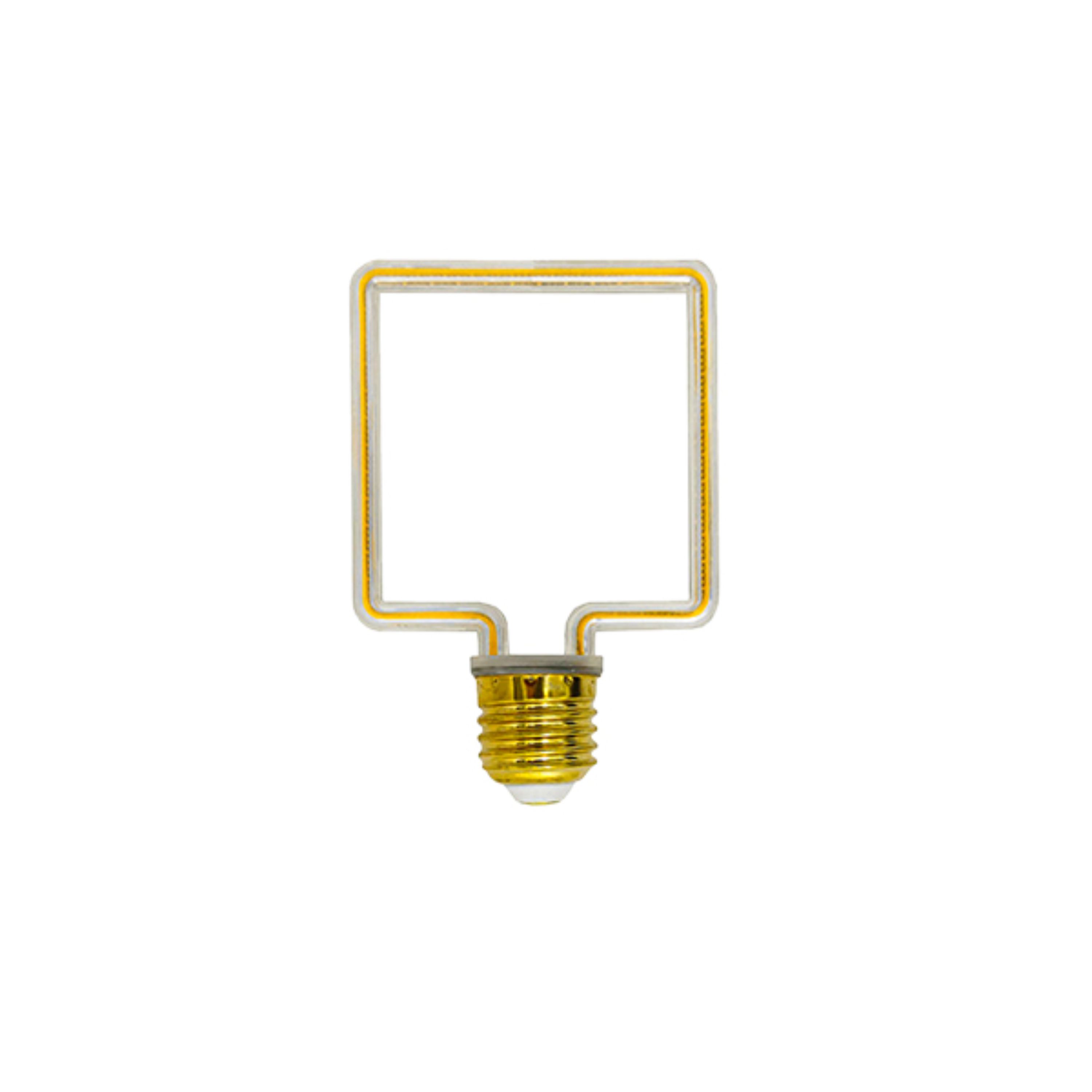 لامپ نئونی فوق کم مصرف LED طرح مربع مدل ML-A06 (4 وات)