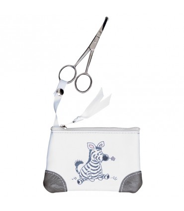 ست کیف و قیچی کودک ب ب ژو طرح گورخر Bebejou Dinkey Zebra