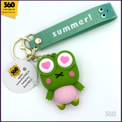 جاکلیدی قورباغه چشم قلبی Q