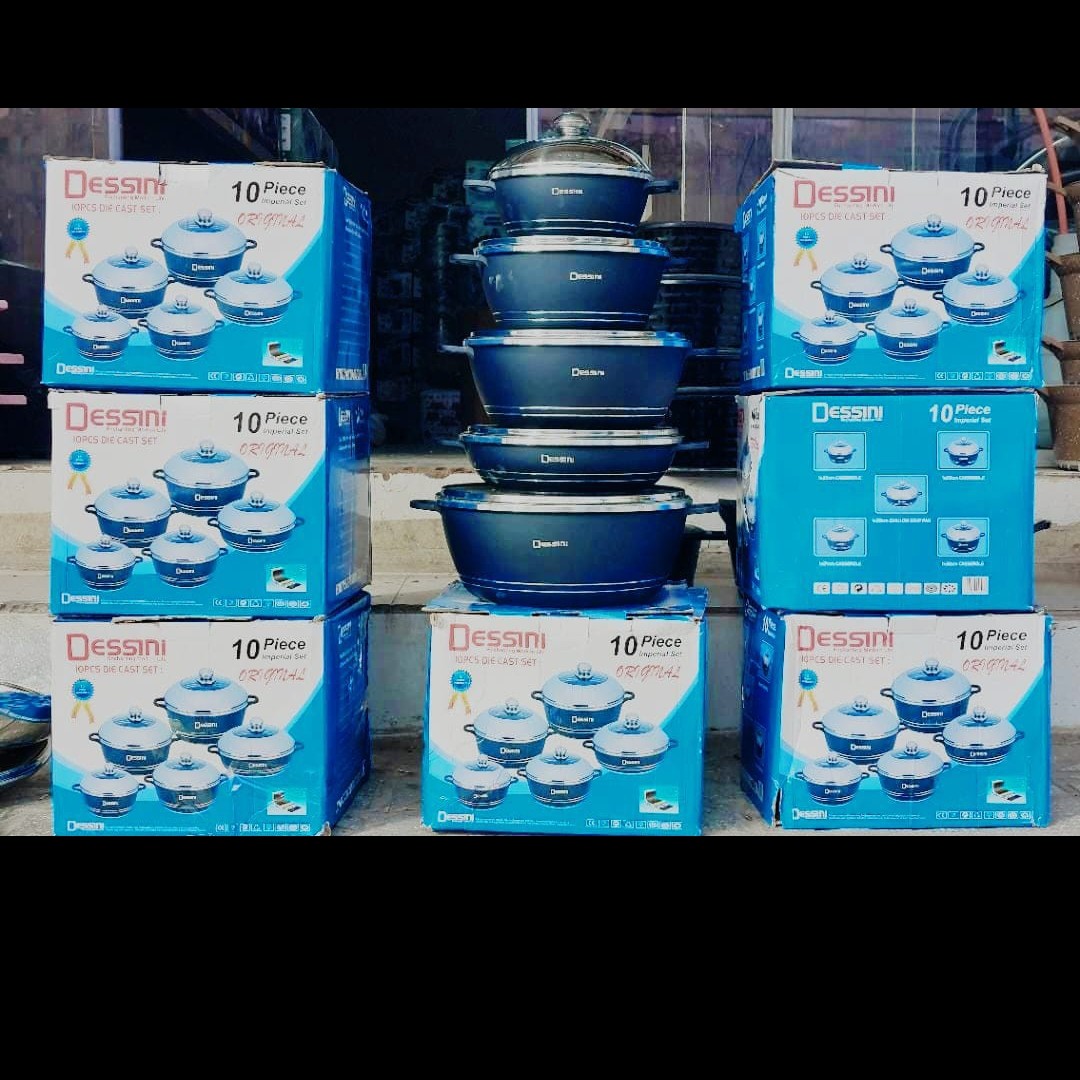 قابلمه 10 پارچه دسینی گرانیتی اصلی ایتالیا درب استیل 