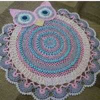 فرشینه دست بافت  کودک با نخ با کیفیت در ابعاد 1 متر 