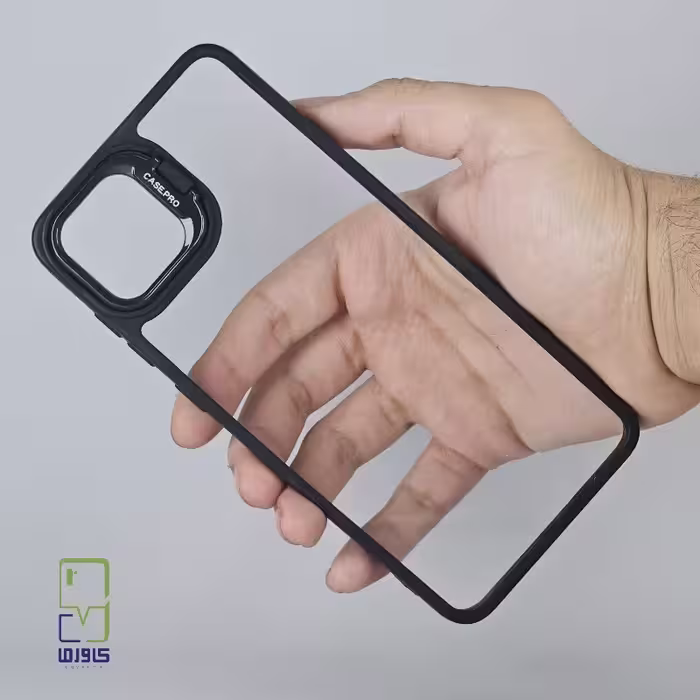 کاور سامسونگ A04 کیس پرو استند دار مشکی | Samsung A04 کاورما