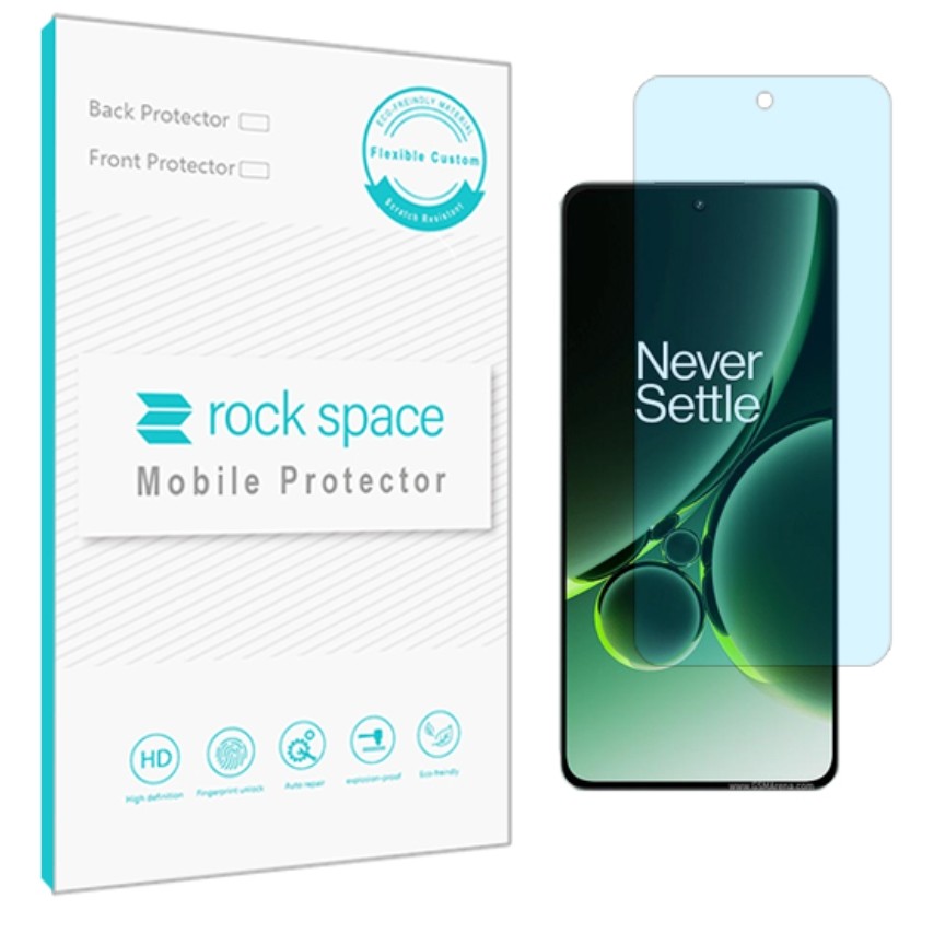 گلس نانو هیدروژل آنتی بلو و ضد ضربه گوشی وان پلاس Nord 3 برند راک اسپیس  