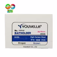 قلاب پایه بلند Youvella کد 11717NI سایز 5 - نیکل