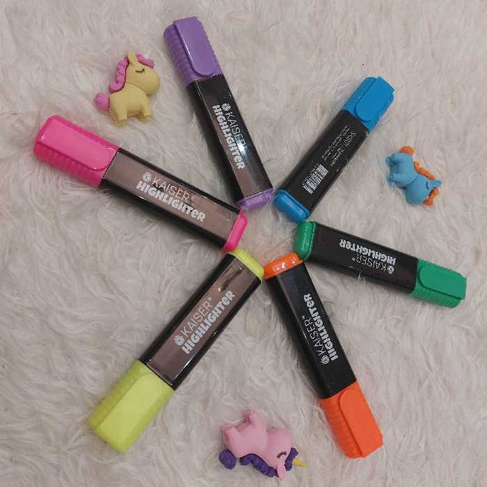 هایلایتر معمولی در 6 رنگ 