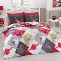 سرویس ملحفه ماژولی طرح PARISIENNE-V1 دو نفره 4 تکه  - کد 22045013091