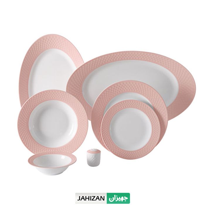 سرویس چینی زرین 28پارچه ماربل سری رادیانس