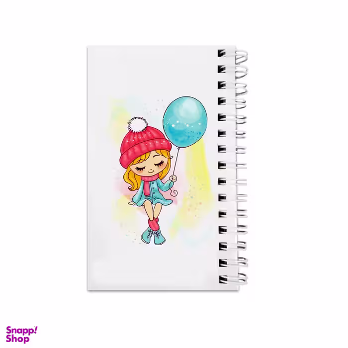 دفترچه یادداشت مدل  to do list طرح بادکنک و دختر فانتزی کد 4637065