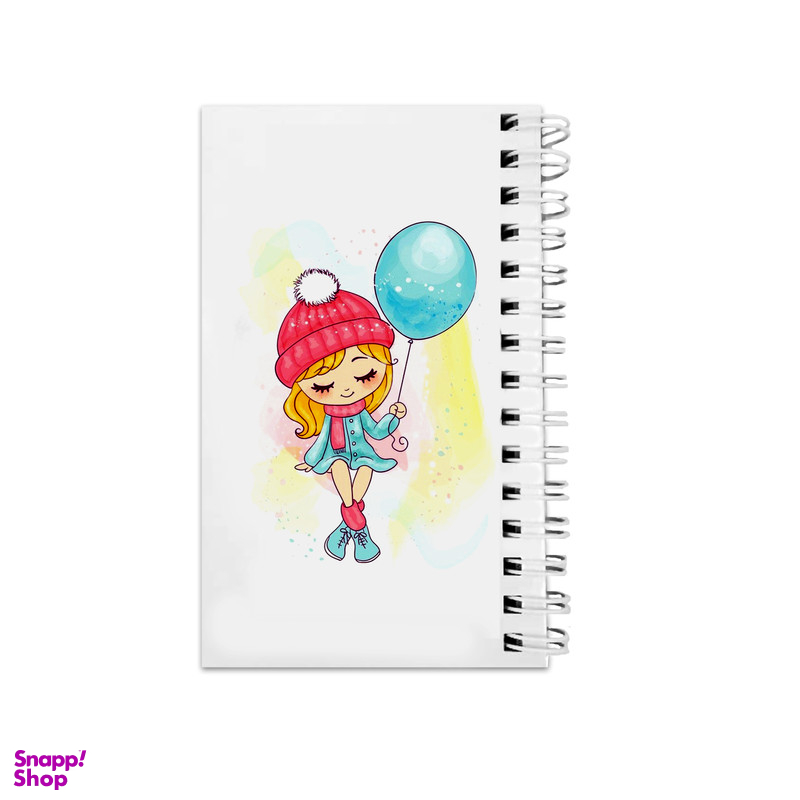 دفترچه یادداشت مدل to do list طرح بادکنک و دختر فانتزی کد 4637065