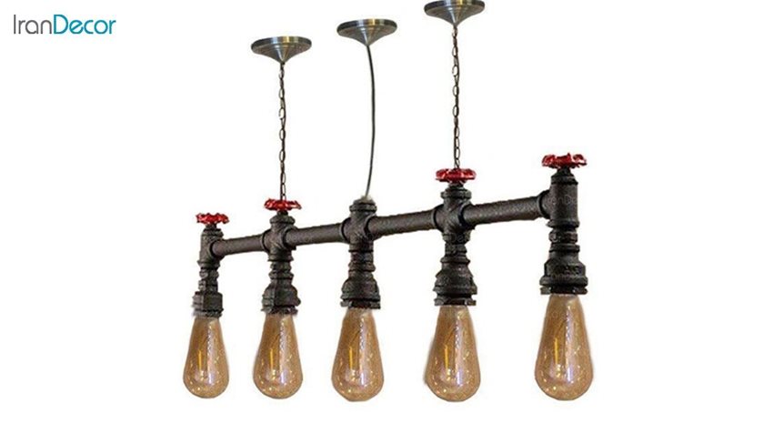 چراغ سقفی مدرن 5 شعله آرتا مدل 186