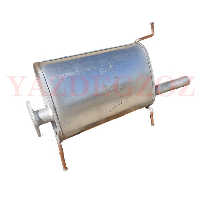 منبع اگزوز  عقب پراید تک سوز نوع 4(ارسال از طریق پست و تیپاکس و پس کرایه)