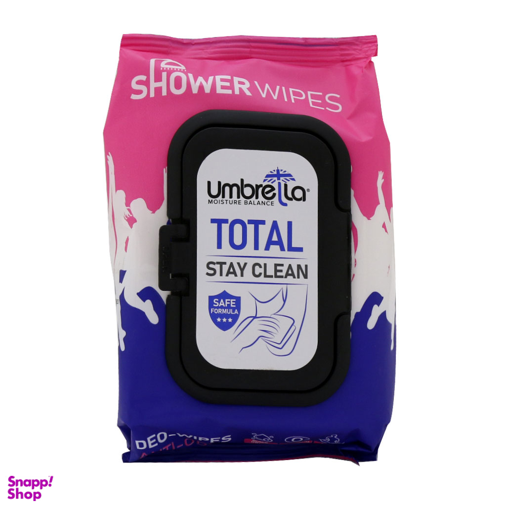 دستمال مرطوب بدن آمبرلا مدل Total
