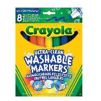 ماژیک 8 عددی قابل شستشو 8328  crayola washable Broad Marker