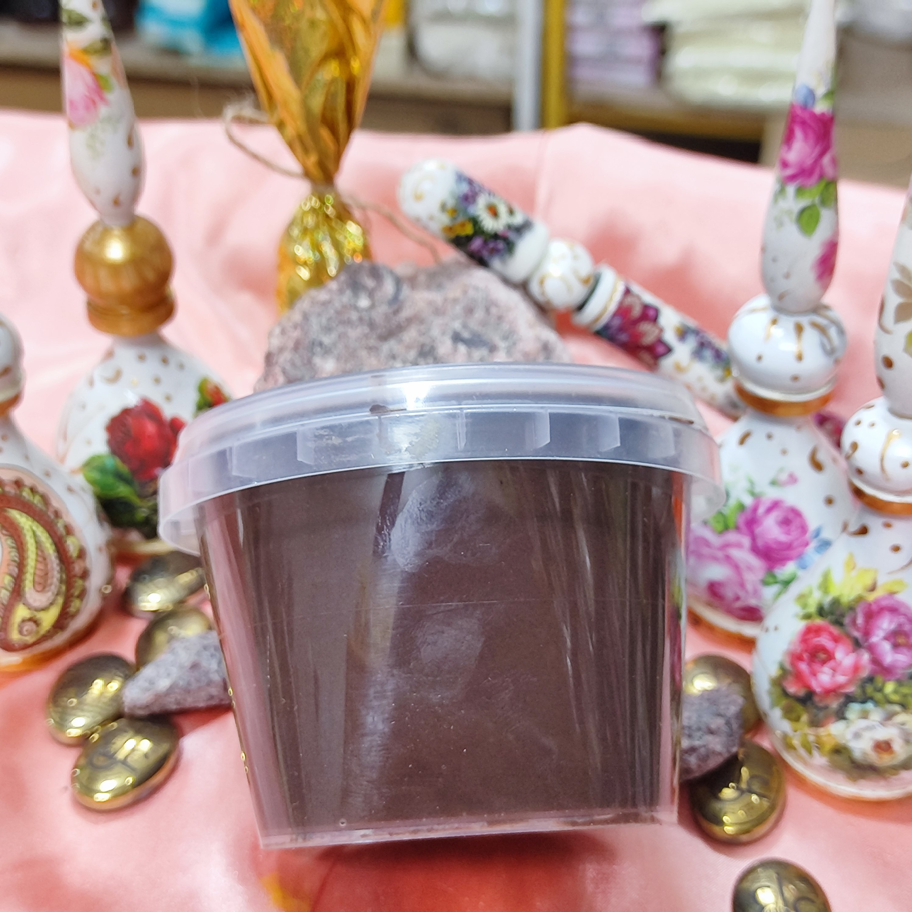 کرم کنجد شکلاتی ( خوشمزه و مقوی )