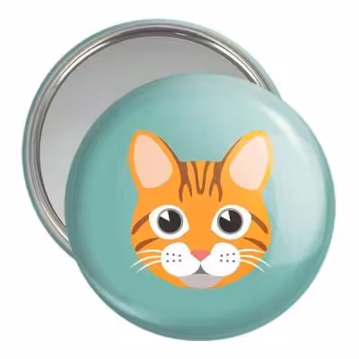 آینه جیبی خندالو طرح گربه کد 5011