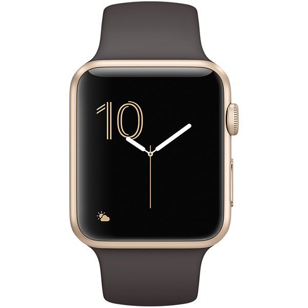 سری 1 اسپرت مردانه مدل Gold Aluminum Case with Cocoa Sport Band - Hiapple.ir