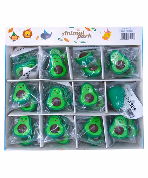 پاک کن فانتزی آواکادو بسته(36عددی)