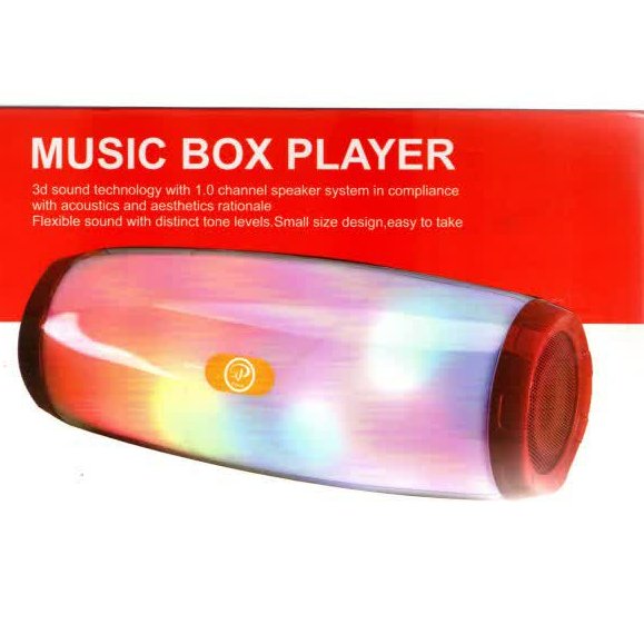 اسپیکر بلوتوثی مدل XP-SP276A
MUSIC BOX PLAYER
LED FLASHING LIGHT
فلش و رم خور و دارای ورودی و کابل Aux